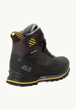 Jack Wolfskin Sneakers De Plein Air|Chaussures De Randonnée-1995 Series Texapore Mid W Black / Burly Yellow Xt