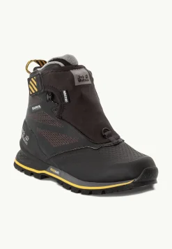 Jack Wolfskin Sneakers De Plein Air|Chaussures De Randonnée-1995 Series Texapore Mid W Black / Burly Yellow Xt