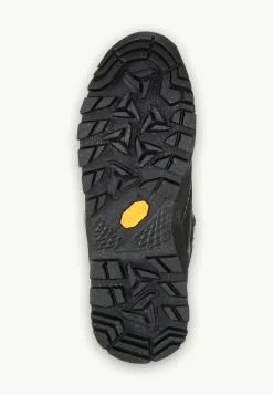 Jack Wolfskin Sneakers De Plein Air|Chaussures De Randonnée-1995 Series Texapore Mid W Black / Burly Yellow Xt