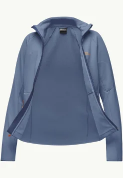 Jack Wolfskin Randonnée|Polaire-Alpgrat Fz W