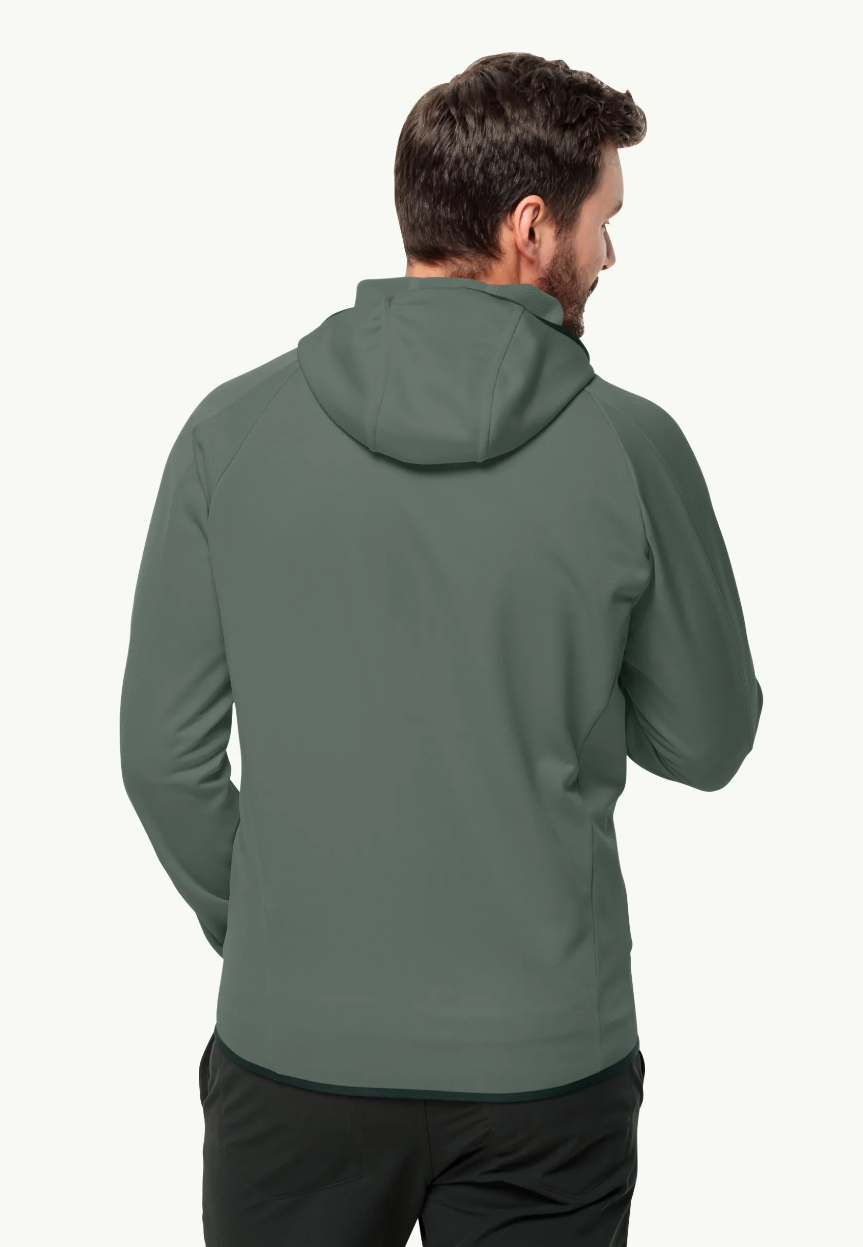 Jack Wolfskin Randonnée|Vestes Intermédiaires-Alpgrat Hooded Fz M