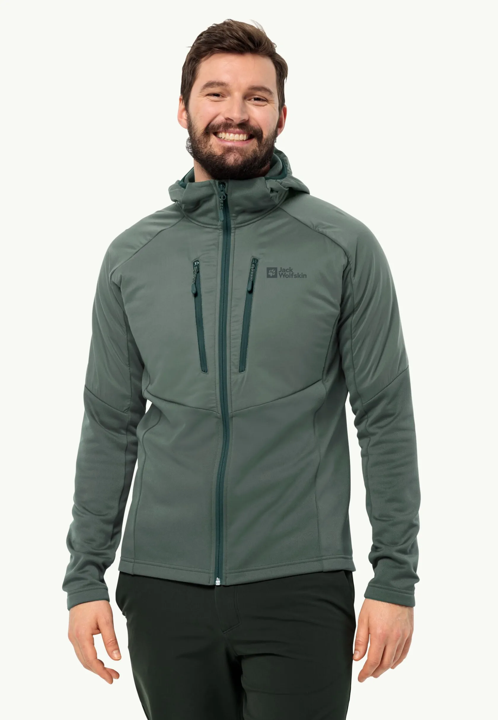 Jack Wolfskin Randonnée|Vestes Intermédiaires-Alpgrat Pro Ins Fz M