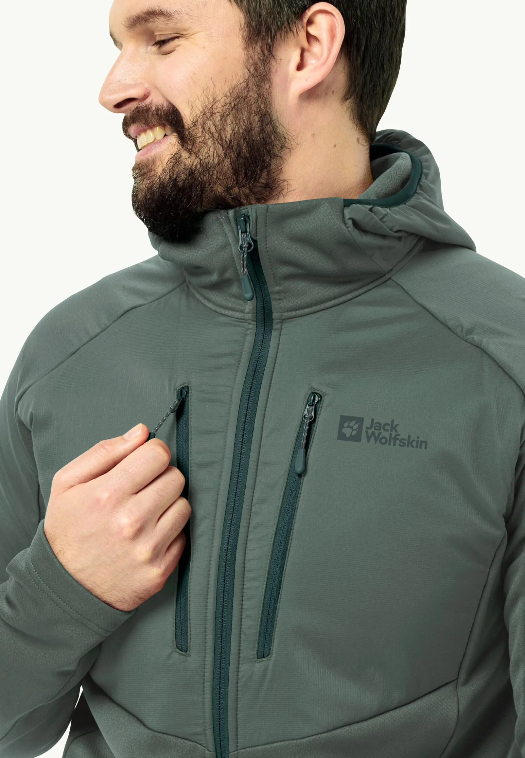 Jack Wolfskin Randonnée|Vestes Intermédiaires-Alpgrat Pro Ins Fz M
