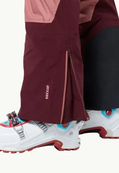 Jack Wolfskin Esquí|Pantalons Softshell-Alpspitze Air Pants W blush powder