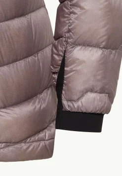 Jack Wolfskin Vestes D'Isolation|Vestes D'Hiver-Alpspitze Down Hoody W wild blossom