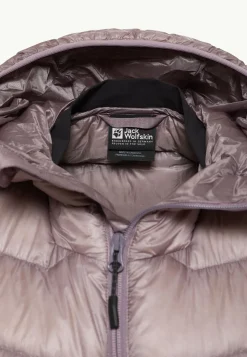 Jack Wolfskin Vestes D'Isolation|Vestes D'Hiver-Alpspitze Down Hoody W wild blossom