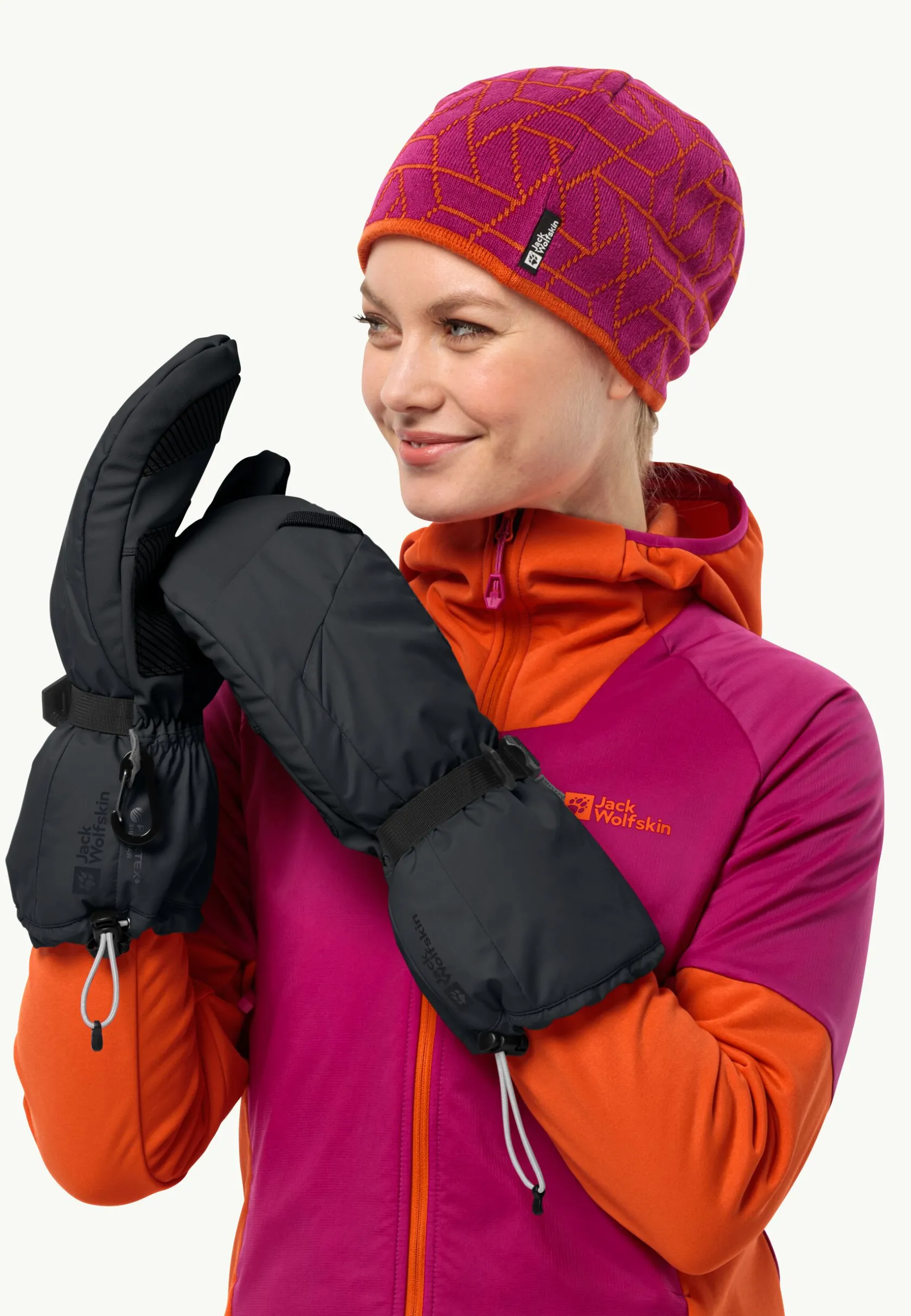Jack Wolfskin Discovery|Esquí-Alpspitze 3in1 Glove Phantom