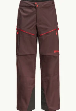 Jack Wolfskin Discovery|Esquí-Alpspitze Pro 3l Pants M red earth