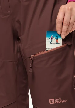 Jack Wolfskin Esquí|Pantalon De Pluie-Alpspitze Pro 3l Pants W dark maroon