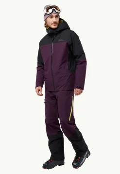 Jack Wolfskin Esquí|Vestes De Pluie-Alpspitze Tour 3l Jkt M midnight plum