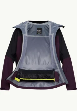 Jack Wolfskin Esquí|Vestes De Pluie-Alpspitze Tour 3l Jkt M midnight plum