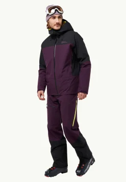 Jack Wolfskin Esquí|Vestes De Pluie-Alpspitze Tour 3l Jkt M midnight plum
