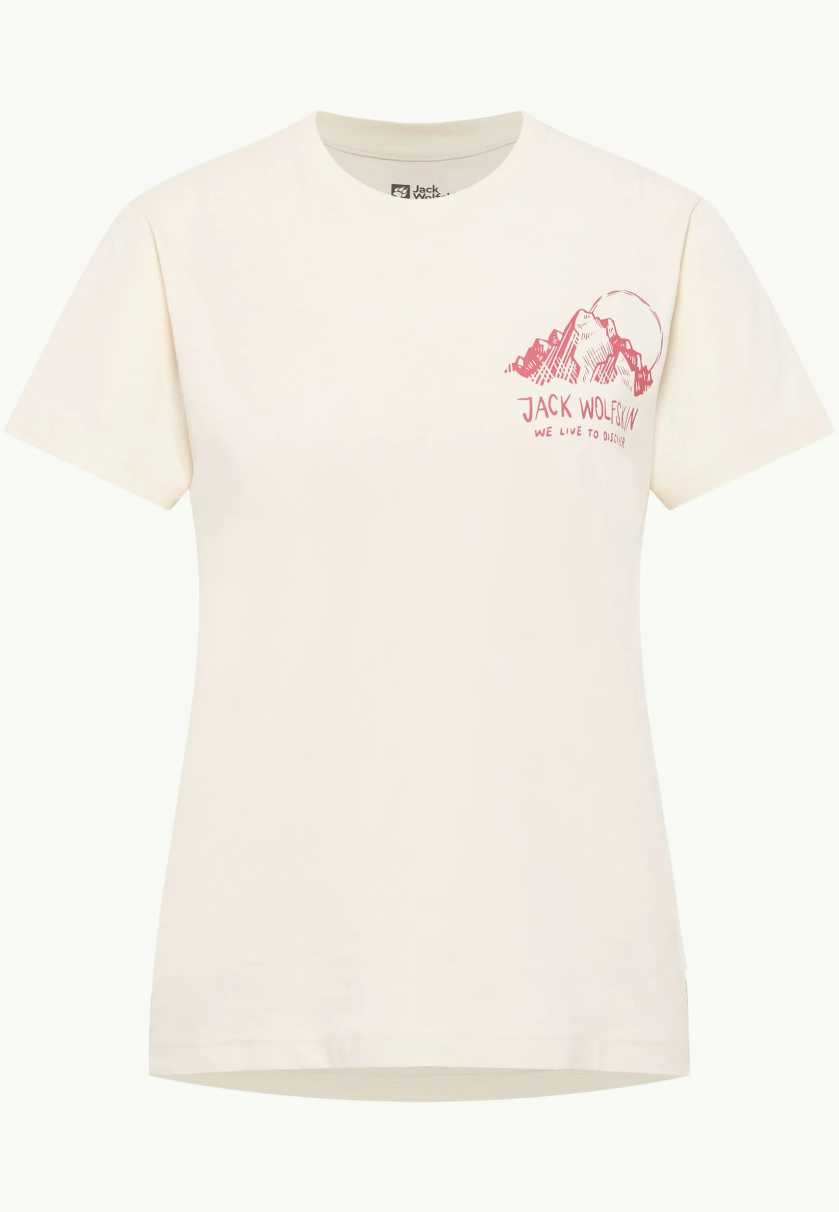 Jack Wolfskin T-Shirts & Hauts Manches Longues-Bergblick T W panna cotta