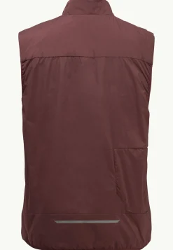 Jack Wolfskin Lifestyle|Vestes Intermédiaires-Bike Commute Ins Vest M dark maroon