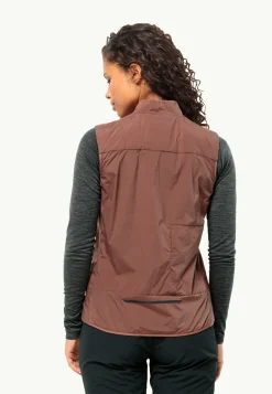 Jack Wolfskin Lifestyle|Couches Intermédiaires & Vestes En Polaire-Bike Commute Ins Vest W wild ginger
