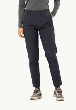 Jack Wolfskin Lifestyle|Pantalons Softshell-Bike Commute Wi Pants W dark navy