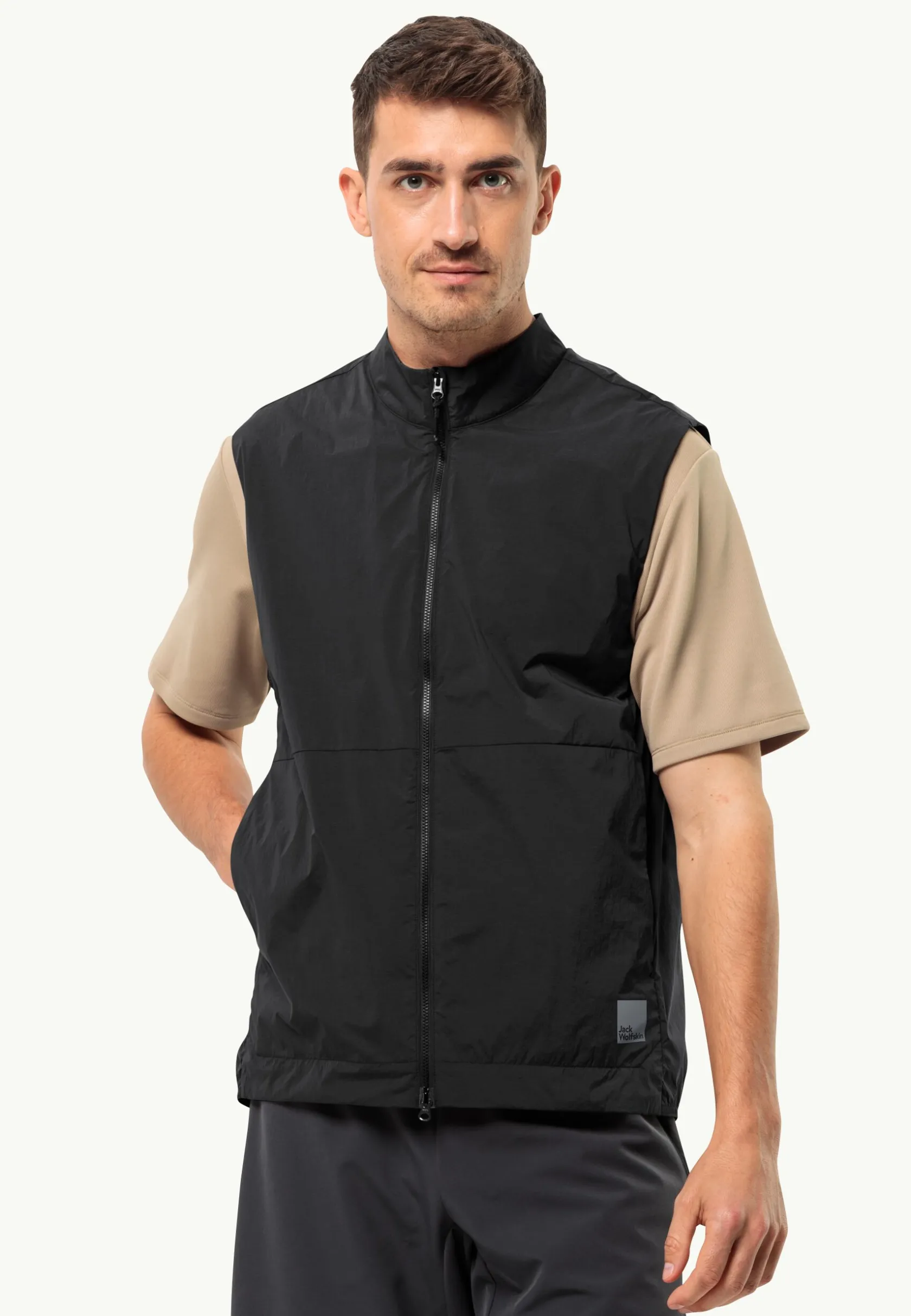 Jack Wolfskin Lifestyle|Faire Du Vélo-Bike Commute Wind Vest M Phantom