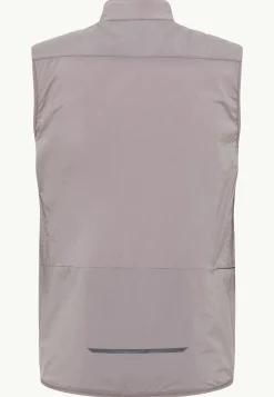 Jack Wolfskin Vestes Intermédiaires|Gilets-Bike Commute Xt Vest M dark taupe