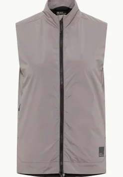 Jack Wolfskin Gilets|Vestes Intermédiaires-Bike Commute Xt Vest W dark taupe