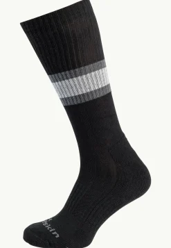 Jack Wolfskin Lifestyle|Lifestyle-Bike Highvis Sock Cl C black