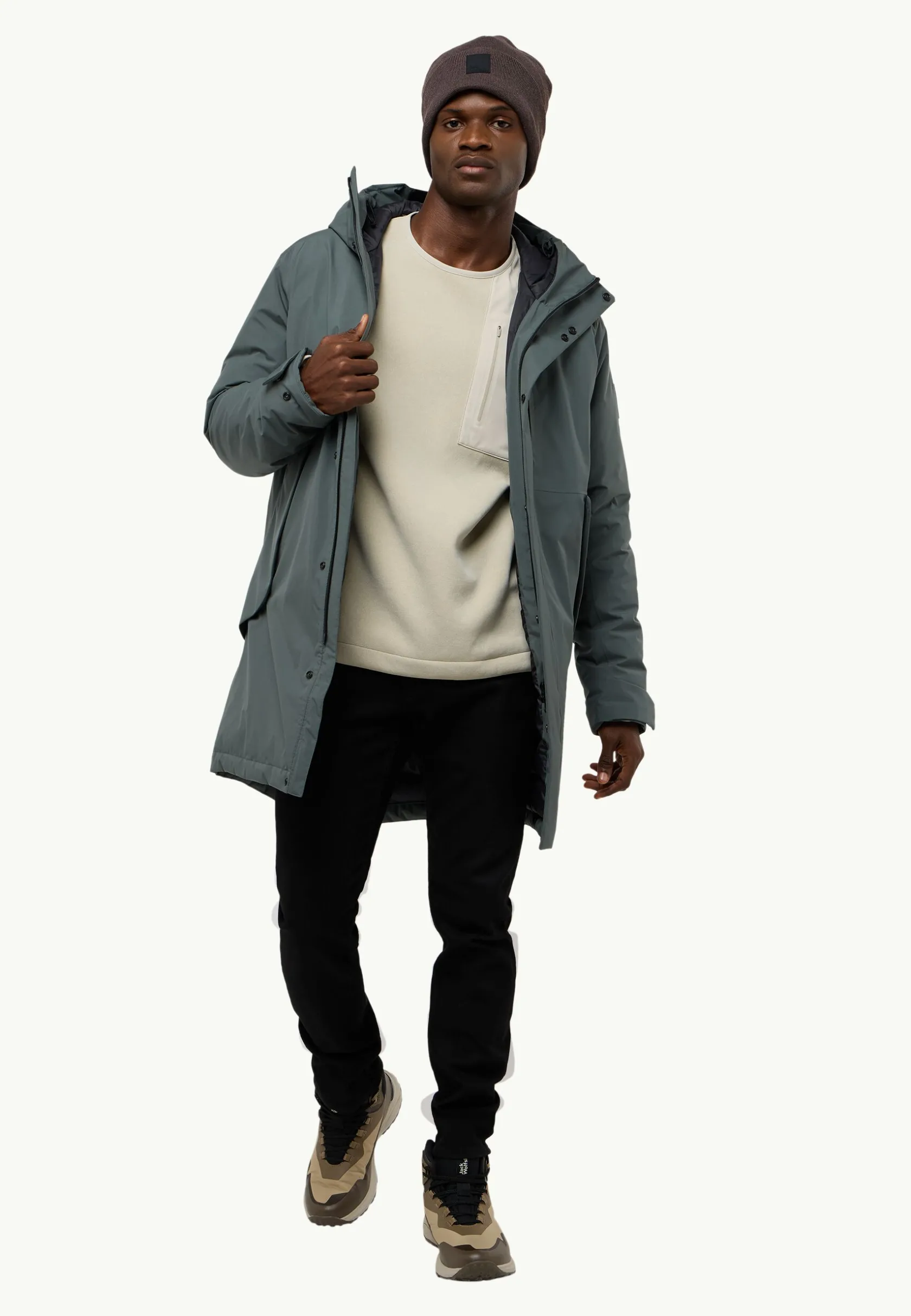 Jack Wolfskin Vestes D'Hiver|Vestes De Pluie-Brandenburger Coat M Rds