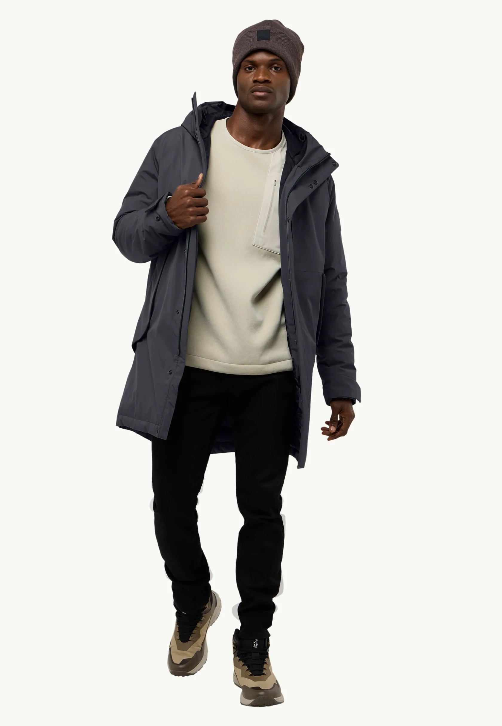 Jack Wolfskin Vestes D'Hiver|Vestes De Pluie-Brandenburger Coat M Rds