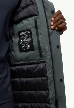 Jack Wolfskin Vestes D'Hiver|Vestes De Pluie-Brandenburger Coat M Rds