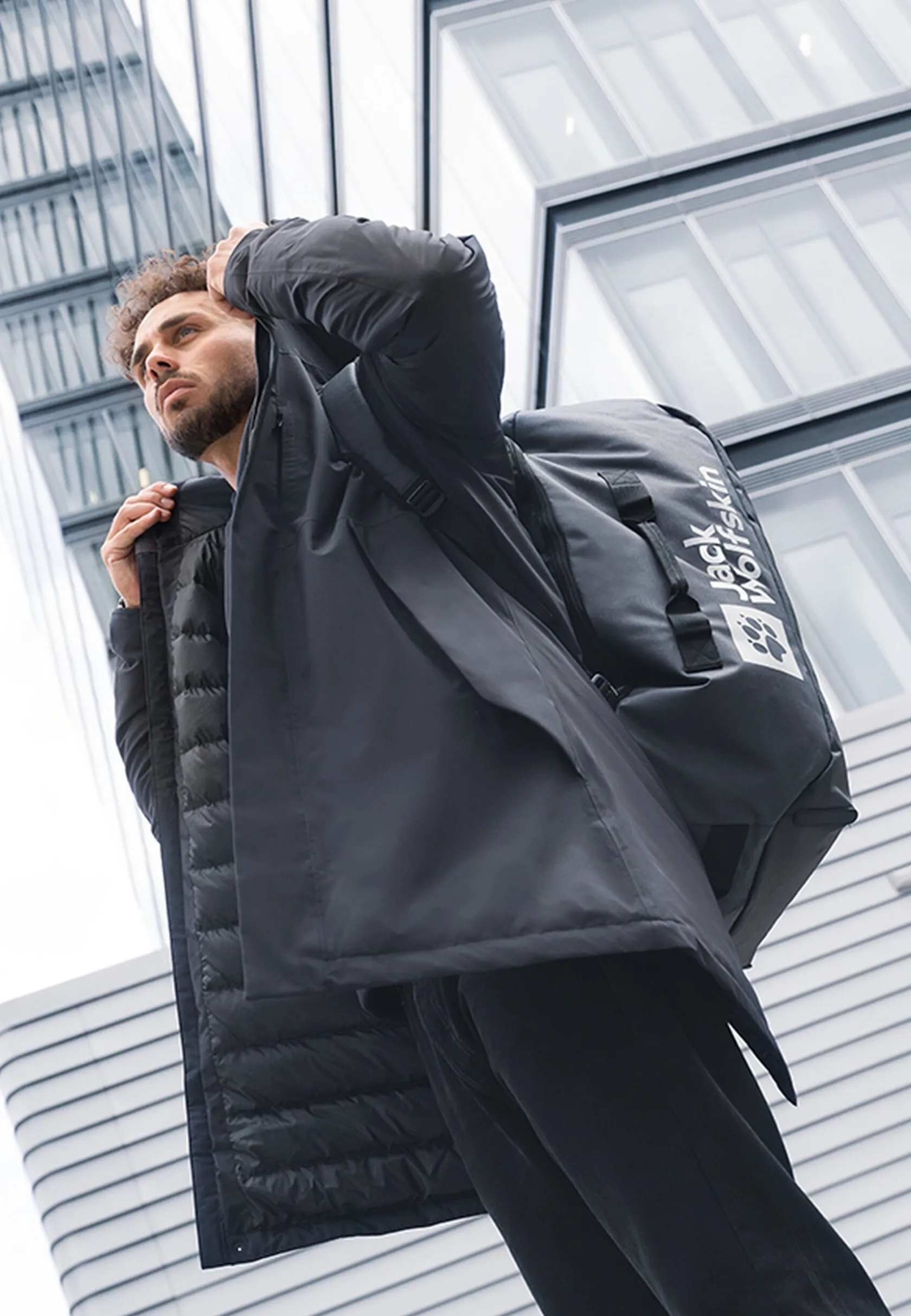 Jack Wolfskin Vestes D'Hiver|Vestes De Pluie-Brandenburger Coat M Rds