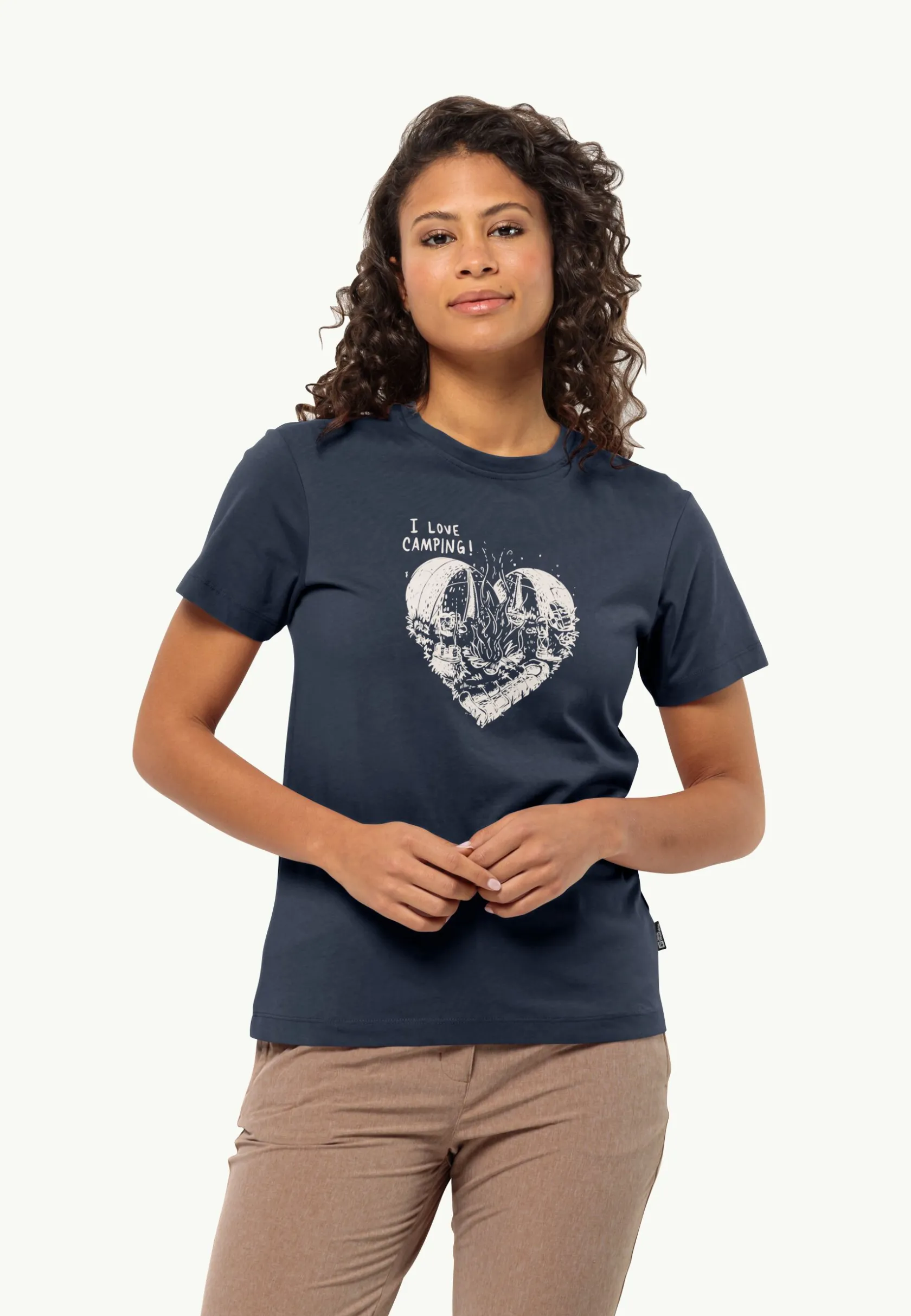 Jack Wolfskin Lifestyle|T-Shirts & Hauts Manches Longues-Camping Love T W