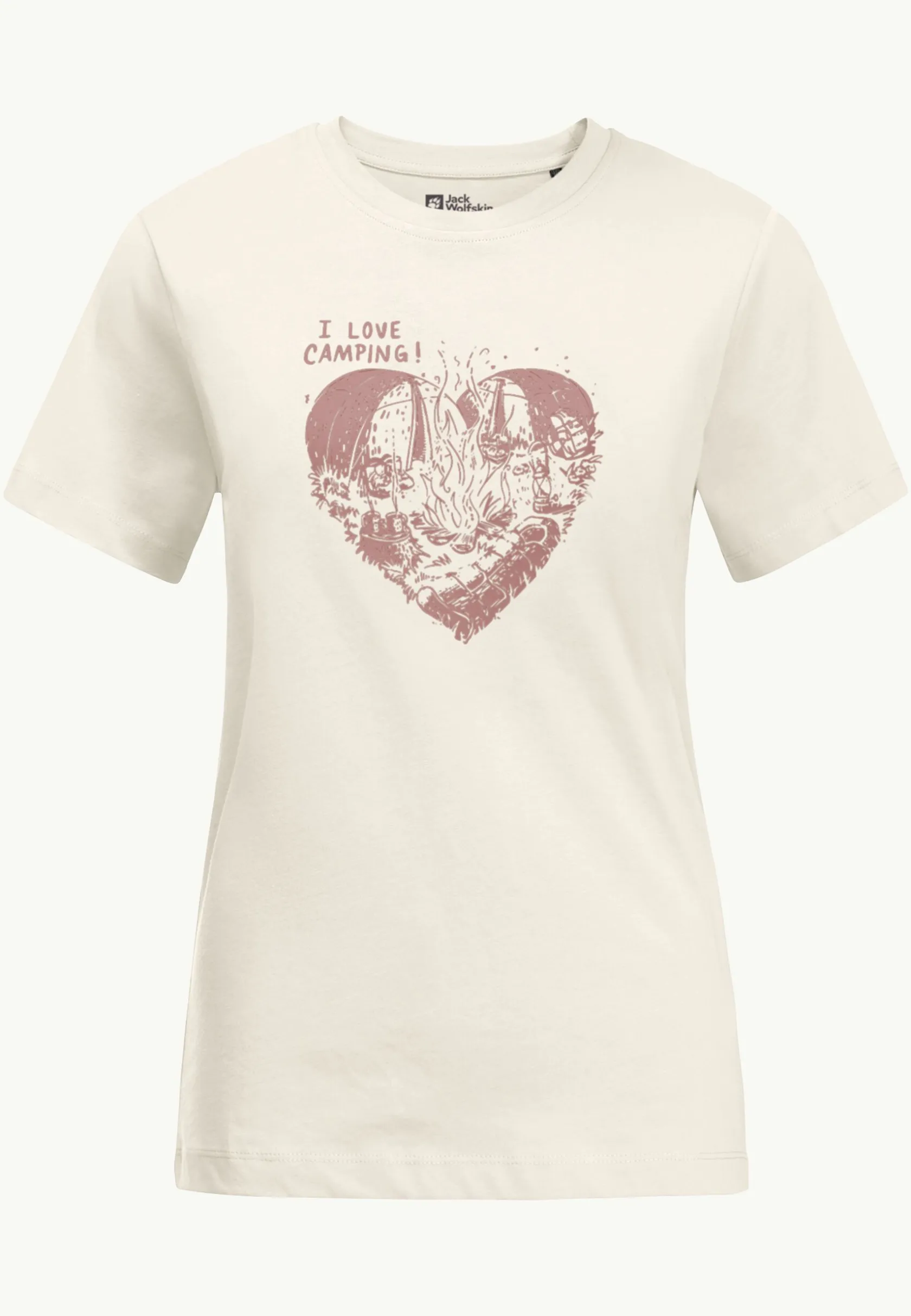 Jack Wolfskin Lifestyle|T-Shirts & Hauts Manches Longues-Camping Love T W