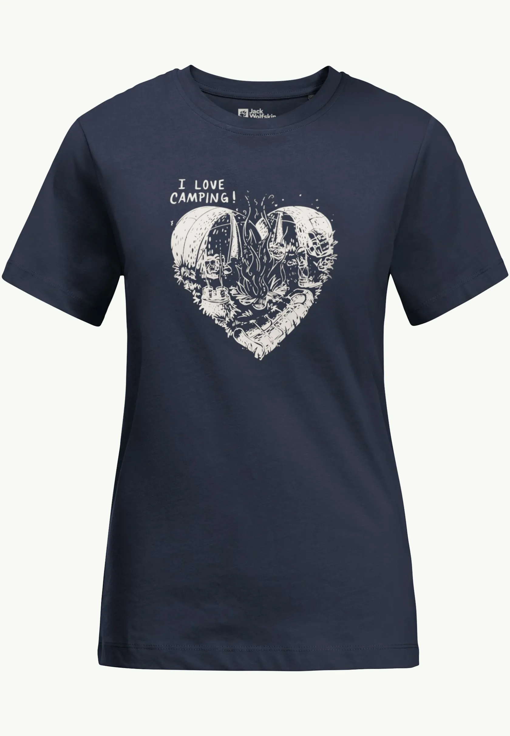 Jack Wolfskin Lifestyle|T-Shirts & Hauts Manches Longues-Camping Love T W