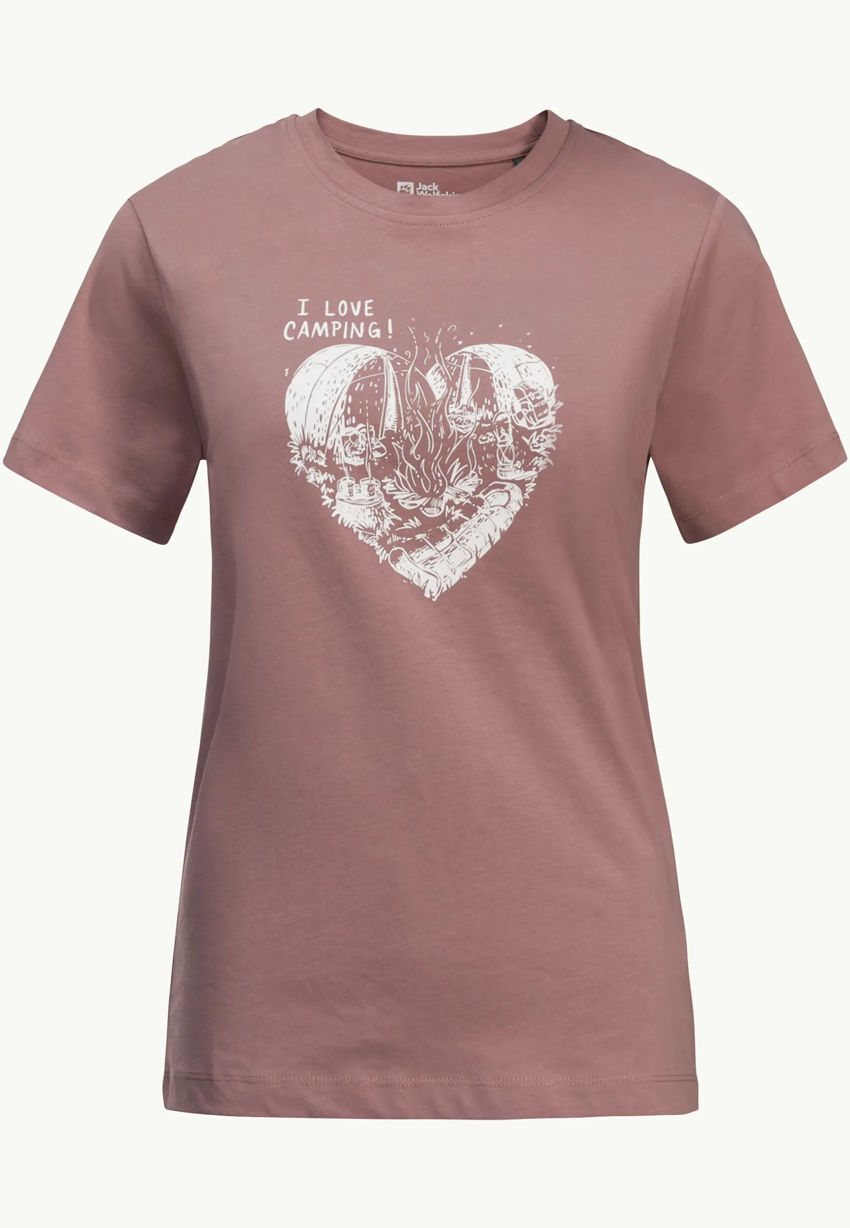 Jack Wolfskin Lifestyle|T-Shirts & Hauts Manches Longues-Camping Love T W