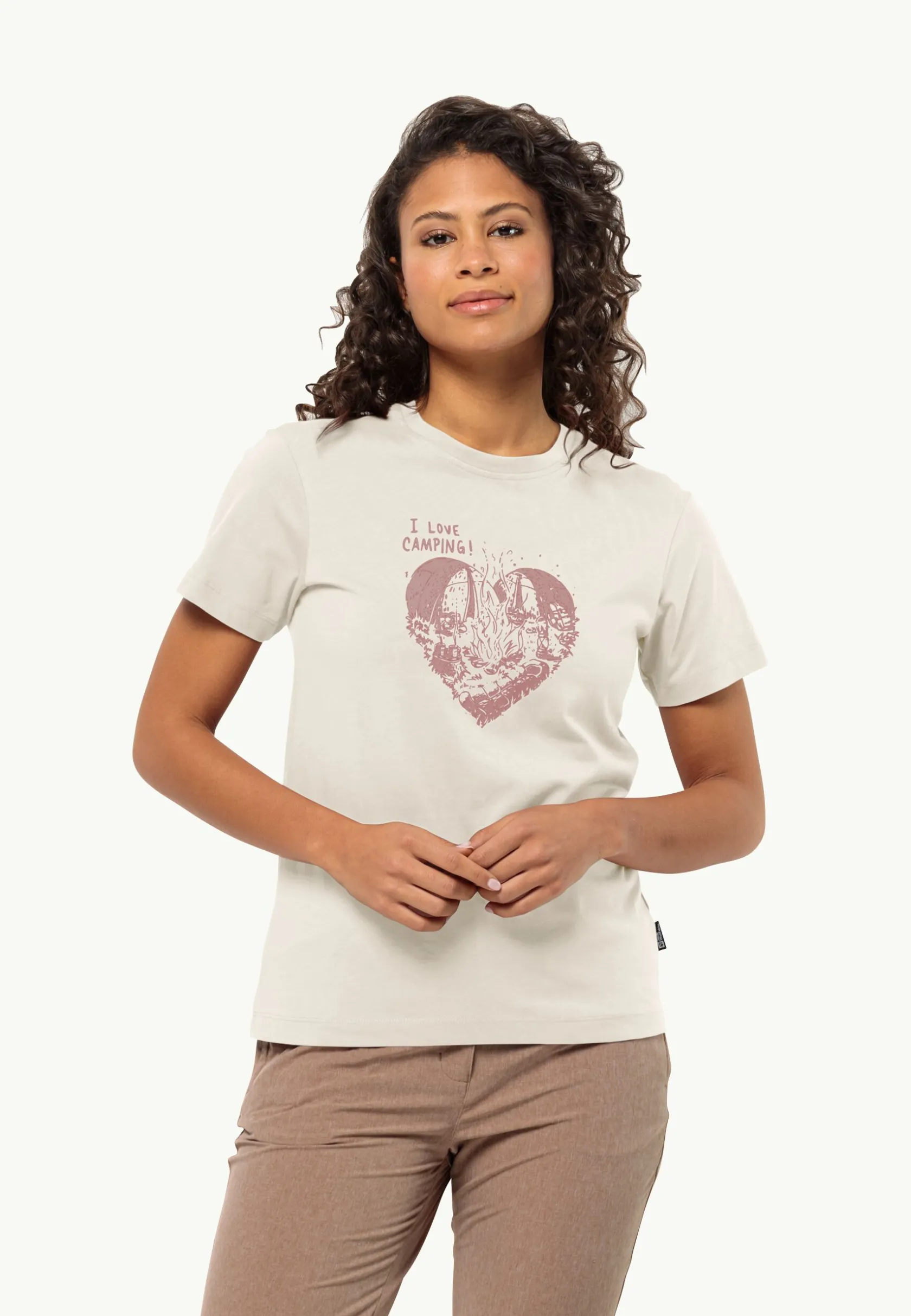 Jack Wolfskin Lifestyle|T-Shirts & Hauts Manches Longues-Camping Love T W