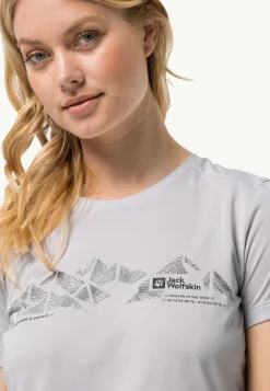 Jack Wolfskin Randonnée|Hauts Techniques-Crosstrail Graphic T W