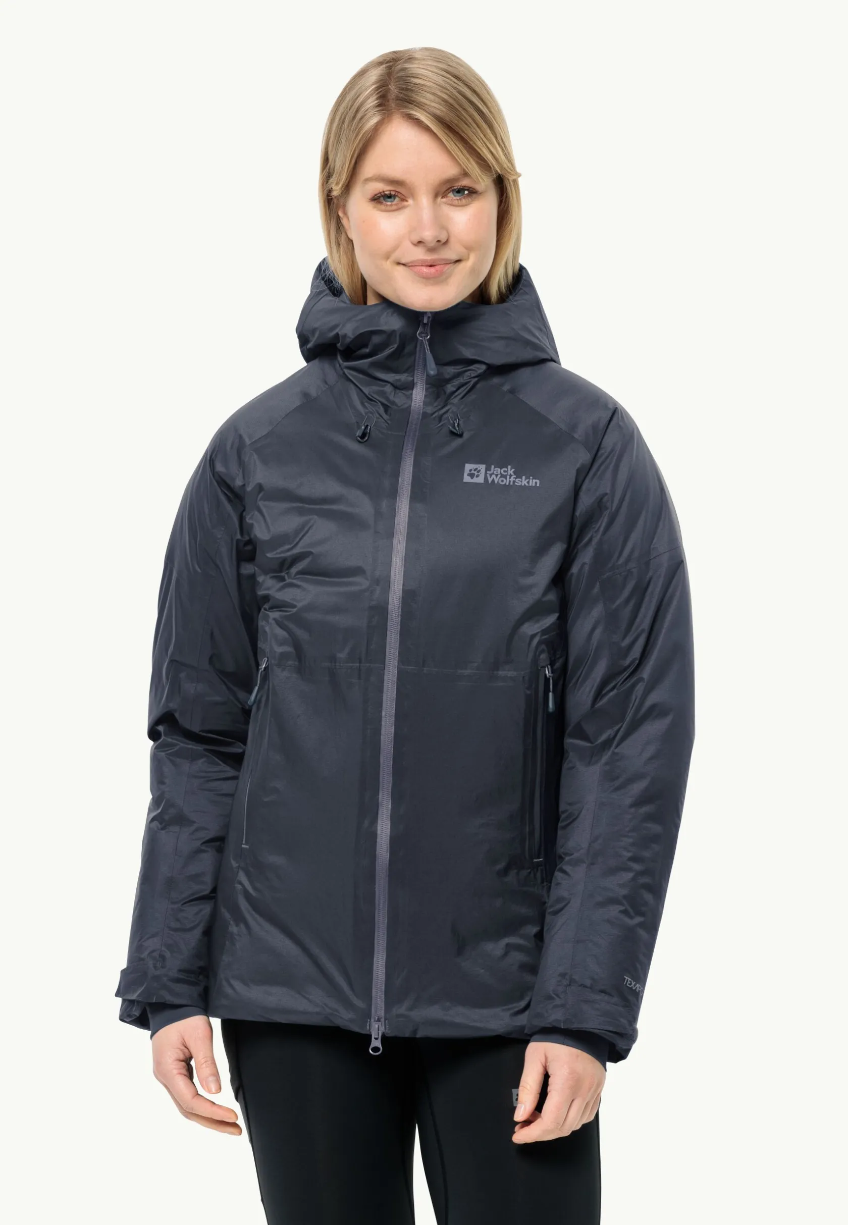 Jack Wolfskin Randonnée|Vestes Intermédiaires-Cyrox 2l Down Jkt W Graphite
