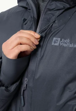 Jack Wolfskin Randonnée|Vestes Intermédiaires-Cyrox 2l Down Jkt W Graphite