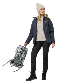 Jack Wolfskin Randonnée|Vestes Intermédiaires-Cyrox 2l Down Jkt W Graphite