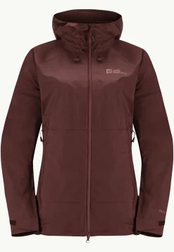 Jack Wolfskin Randonnée|Vestes Intermédiaires-Cyrox 3l Jkt W dark maroon