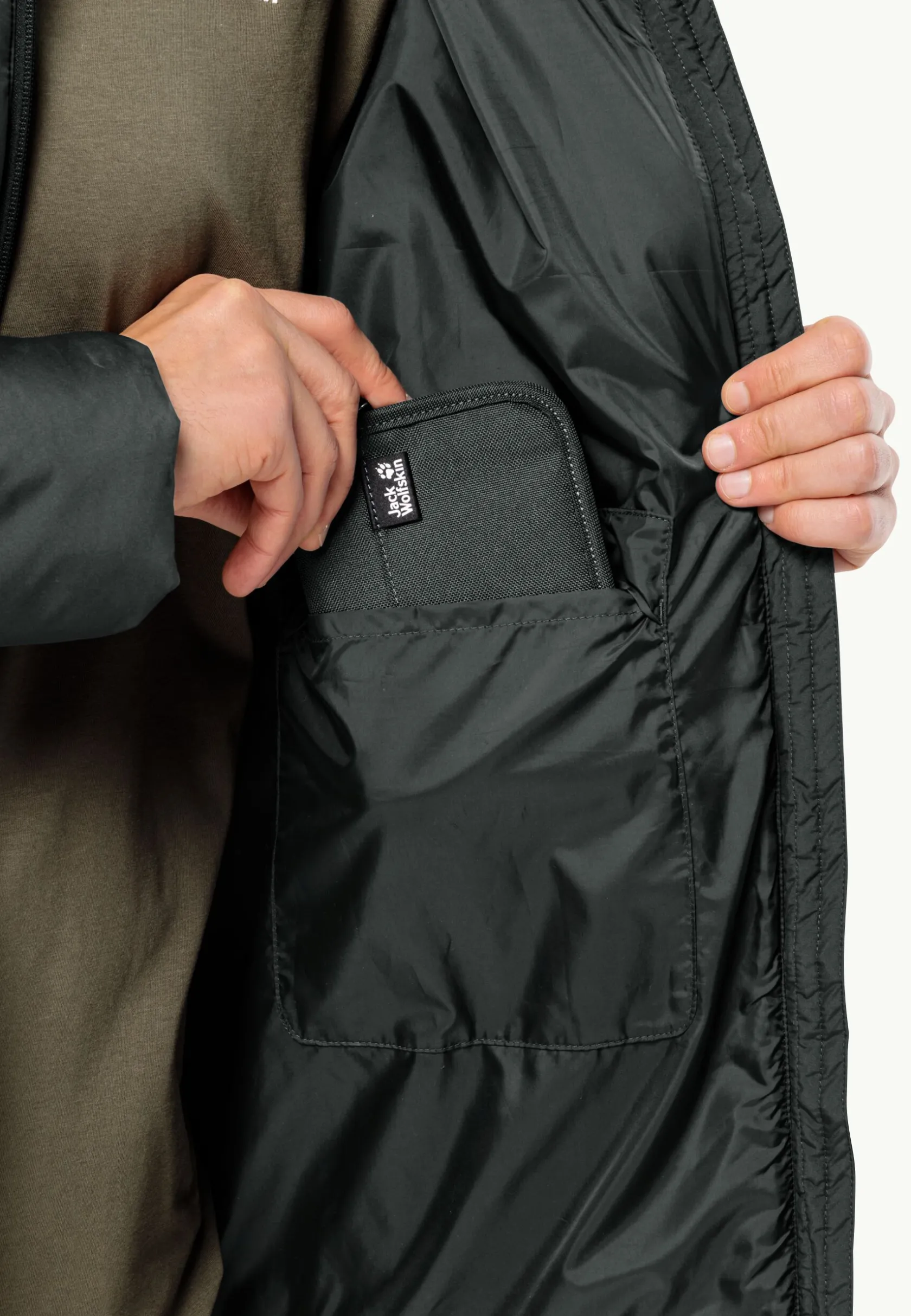 Jack Wolfskin Lifestyle|Vestes Intermédiaires-Deutzer Long Jkt M