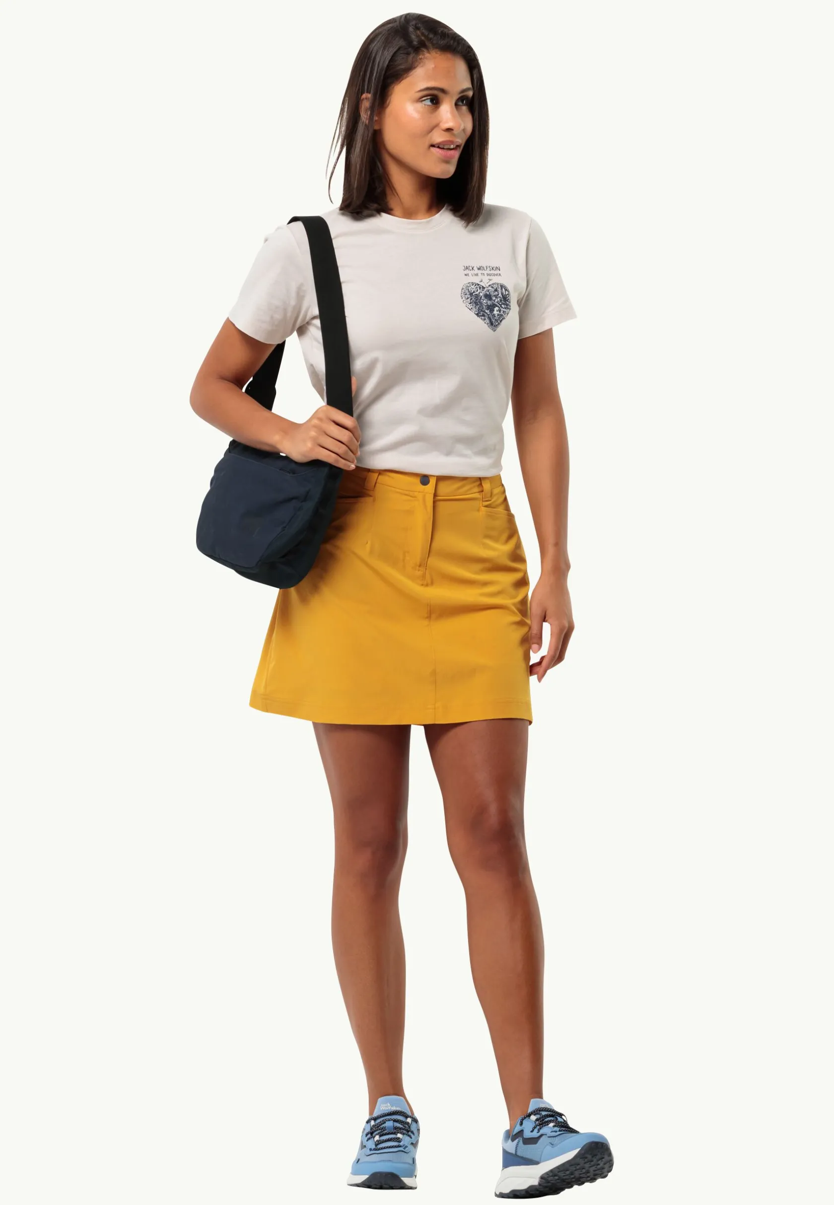 Jack Wolfskin Lifestyle|T-Shirts & Hauts Manches Longues-Discover Heart T W