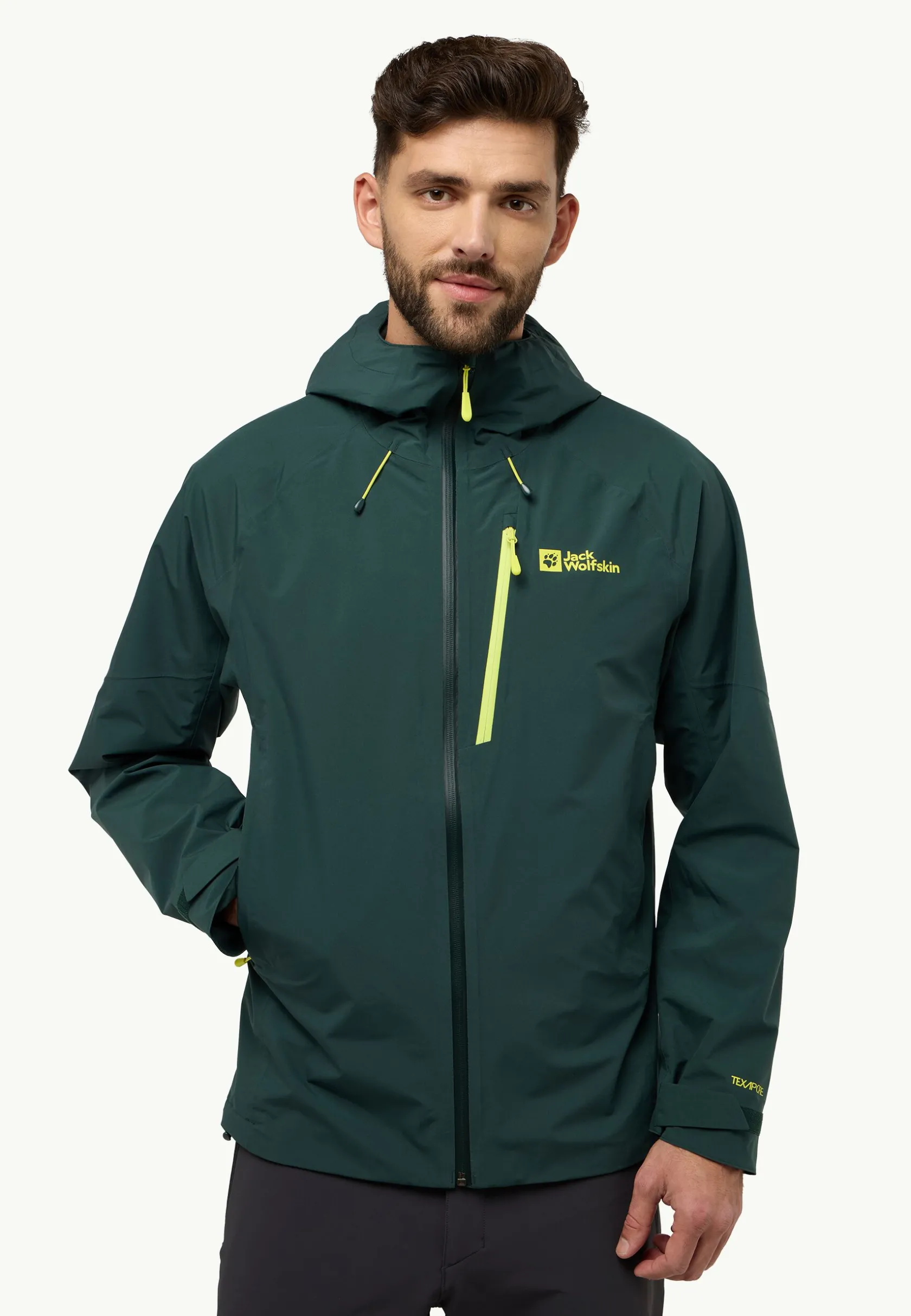 Jack Wolfskin Vestes Intermédiaires|Vestes De Pluie-Eagle Peak 2l Jkt M