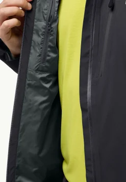 Jack Wolfskin Vestes Intermédiaires|Vestes De Pluie-Eagle Peak 2l Jkt M