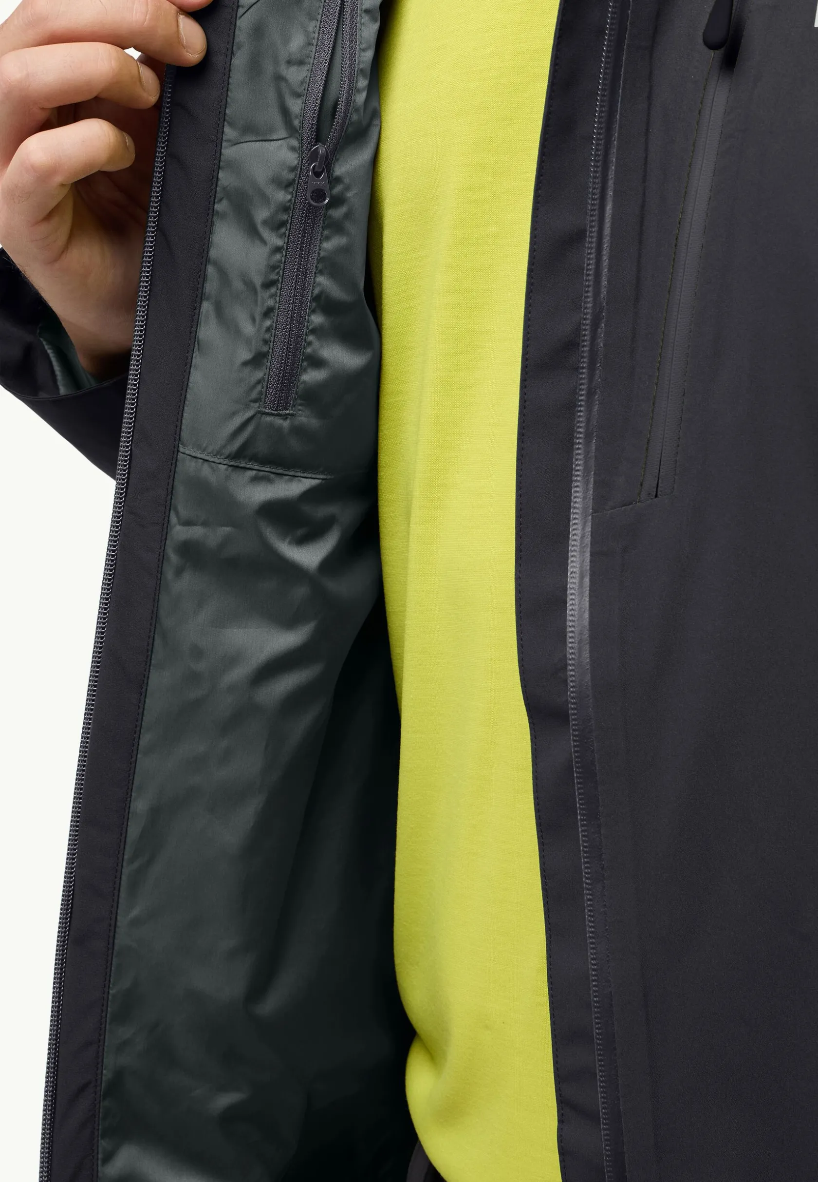 Jack Wolfskin Vestes Intermédiaires|Vestes De Pluie-Eagle Peak 2l Jkt M