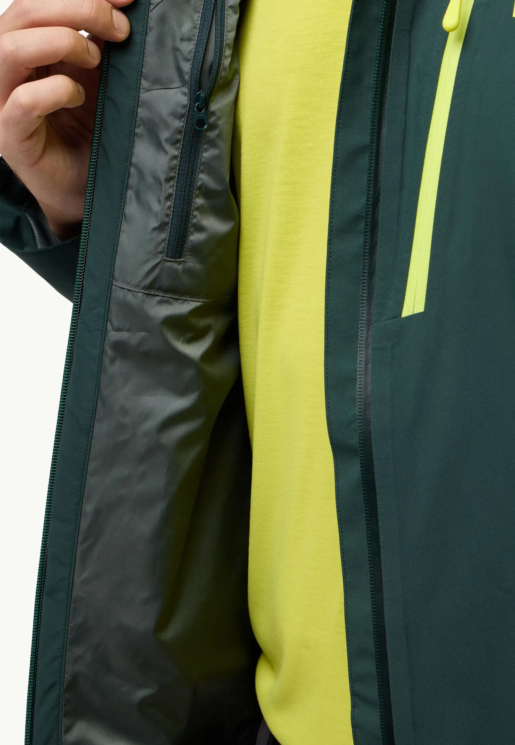 Jack Wolfskin Vestes Intermédiaires|Vestes De Pluie-Eagle Peak 2l Jkt M
