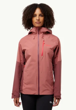 Jack Wolfskin Vestes Intermédiaires|Vestes De Pluie-Eagle Peak 2l Jkt W
