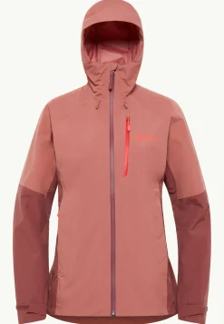 Jack Wolfskin Vestes Intermédiaires|Vestes De Pluie-Eagle Peak 2l Jkt W