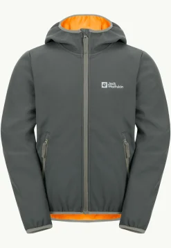 Jack Wolfskin Vestes Intermédiaires|Vestes Coupe-Vent-Fourwinds Jacket Kids