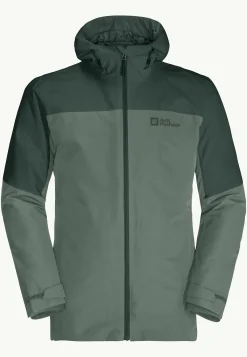 Jack Wolfskin Vestes Intermédiaires|Vestes De Pluie-Glaabach 3in1 Jkt M