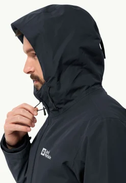 Jack Wolfskin Vestes Intermédiaires|Vestes De Pluie-Glaabach 3in1 Jkt M