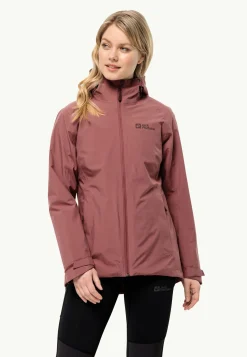 Jack Wolfskin Randonnée|Vestes Intermédiaires-Glaabach 3in1 Jkt W